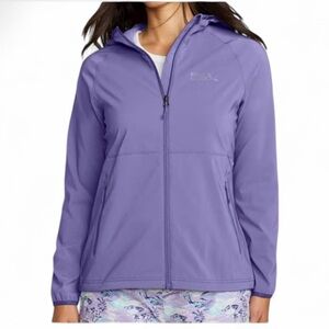 Eddie Bauer Women's Purple lightweight Water Repellent Ski Jacket